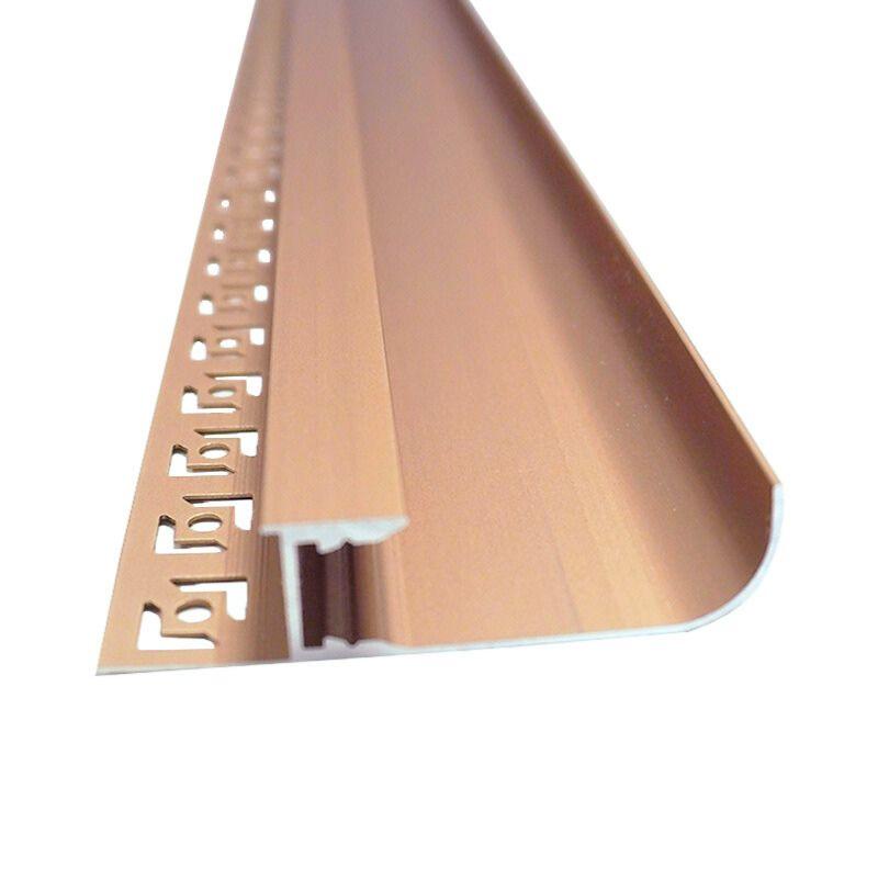 Profilé Aluminium Champagne 2m pour Ruban LED - Silamp France