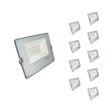 Projecteur LED Extérieur 50W IP65 No Flicker - BLEU GRIS (Pack de 10)