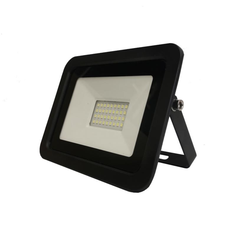Projecteur LED Noir 30W Extérieur IP65 - Silamp France