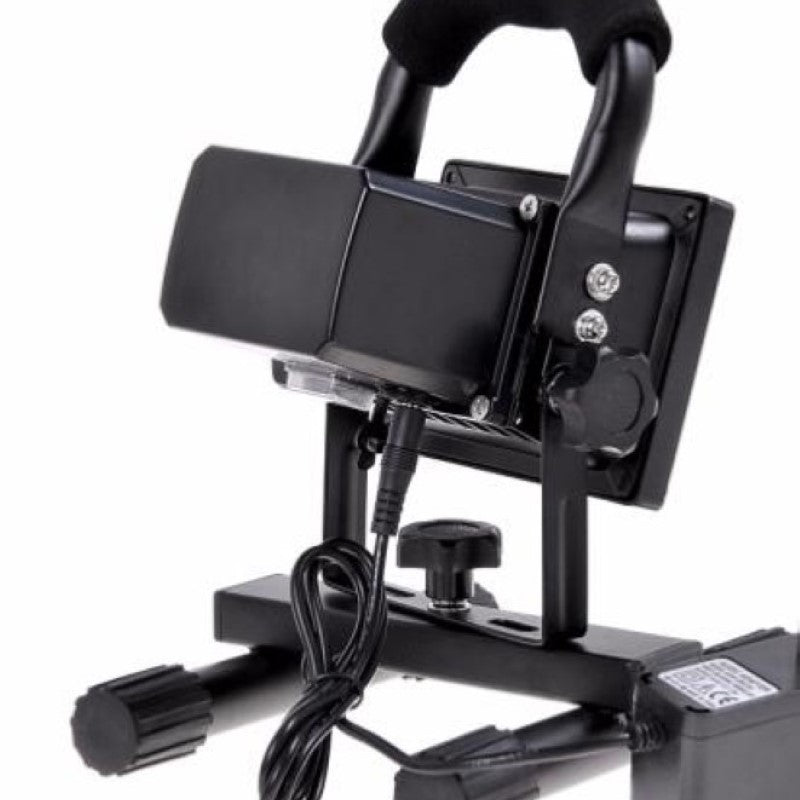 Projecteur LED Rechargeable 10W Portable IP65 ROUGE - Silamp France