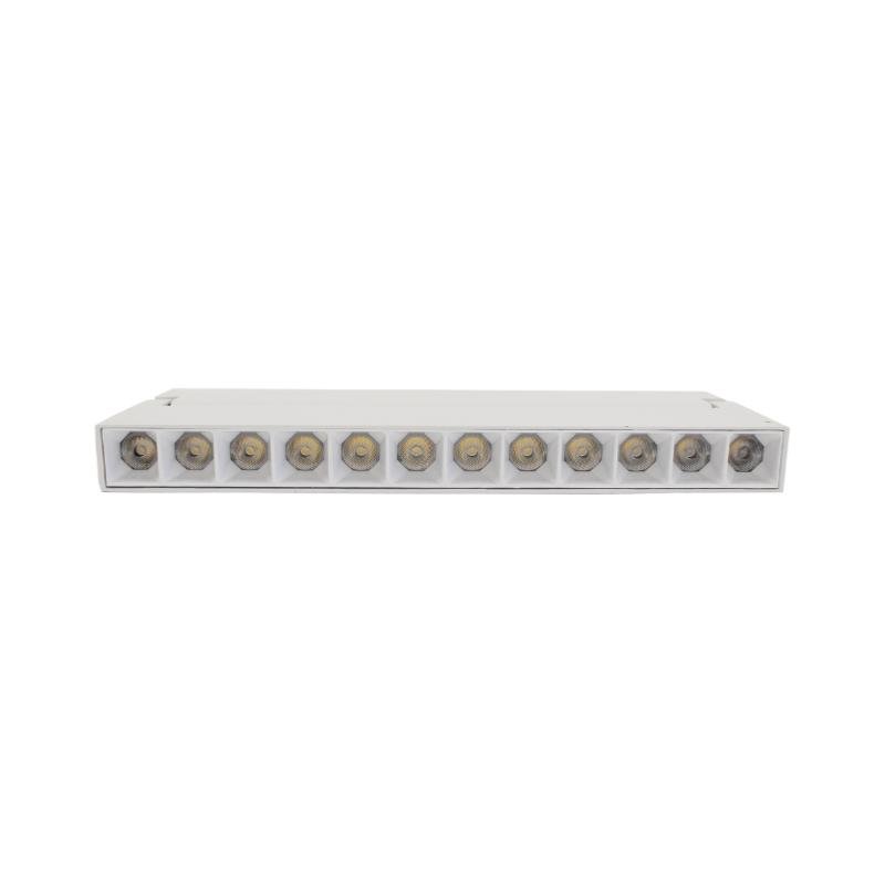 Projecteur LED sur Rail Magnétique 48V DC 12W BLANC Orientable - Silamp France