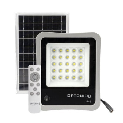 Projecteur Solaire LED 30W IP65 (Panneau Solaire + Télécommande Inclus)