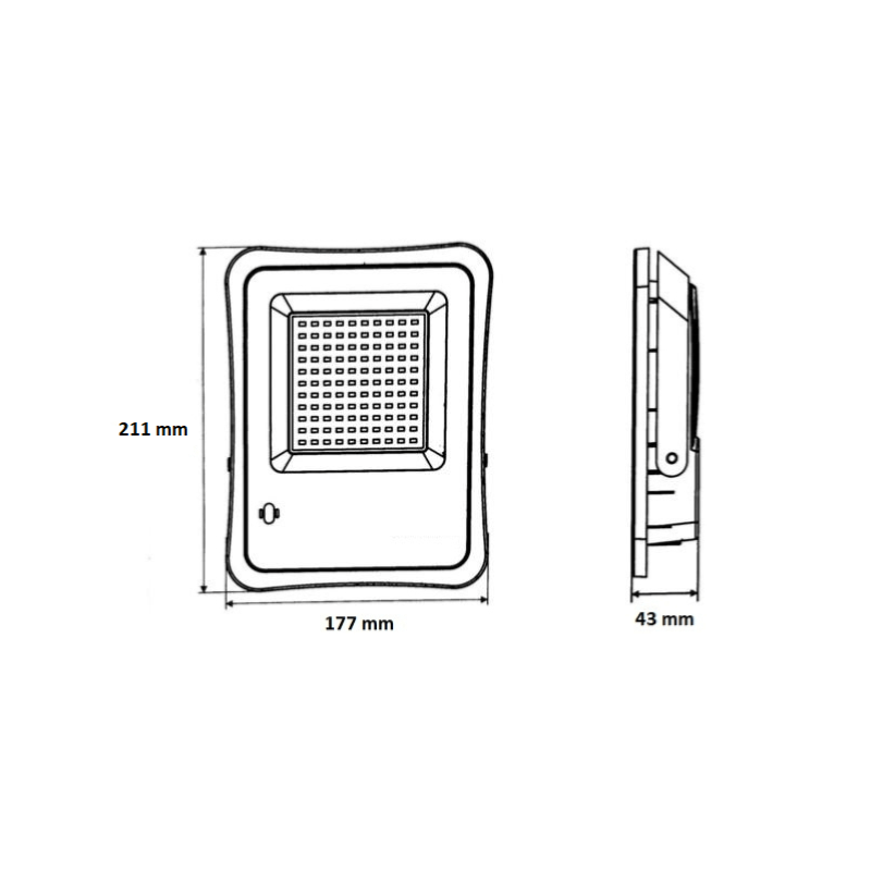 Projecteur Solaire LED 8W IP65 (Panneau Solaire + Télécommande Inclus) - Silamp France