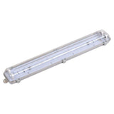 Réglette étanche double pour tube LED T8 150cm IP65 (boitier vide)