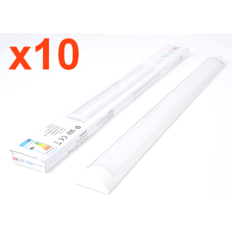 Réglette LED 120cm 36W (Pack de 10) - Silamp France