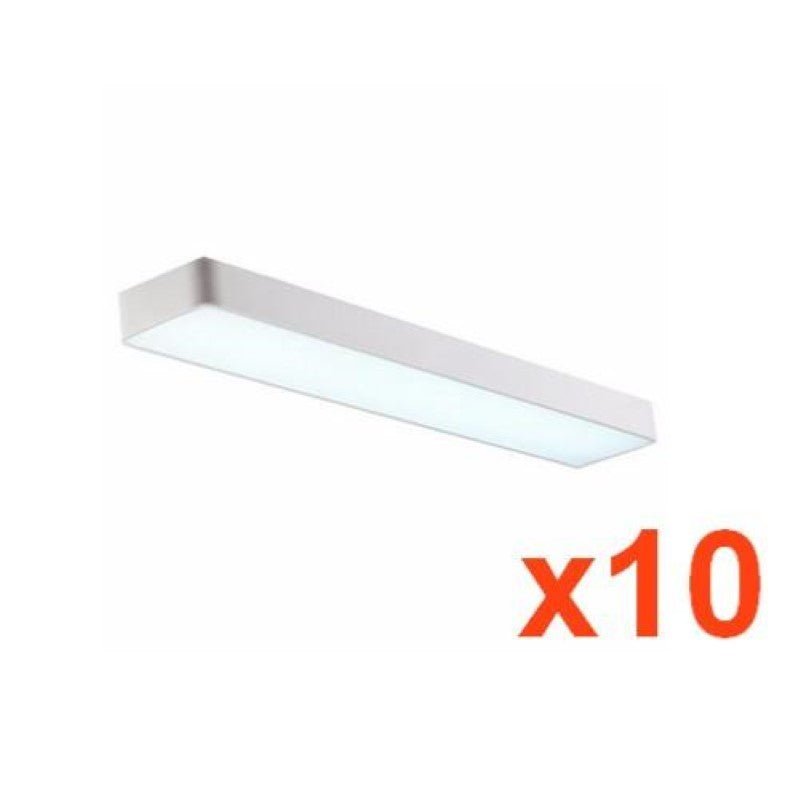 Réglette LED 120cm 45W Suspendue BLANC (Pack de 10) - Silamp France