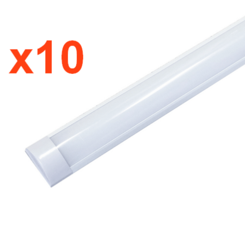 Réglette LED 120cm 48W (Pack de 10) - Silamp France