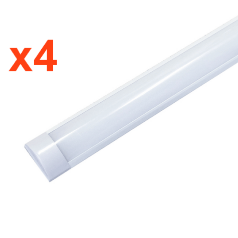 Réglette LED 120cm 48W (Pack de 4) - Silamp France