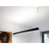 Réglette LED 120cmx7cm 36W Suspendue NOIR (Pack de 5)