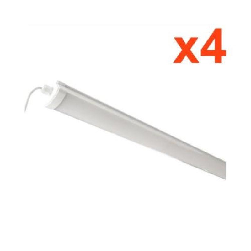 Réglette LED étanche 120cm 36W IP65 (Pack de 4) - Silamp France
