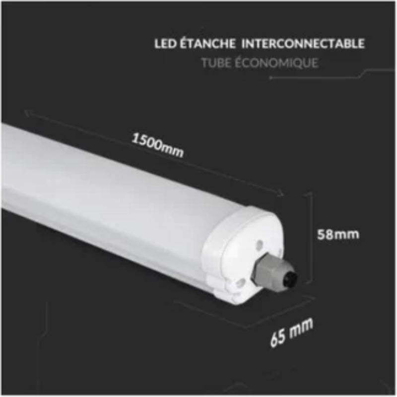 Réglette LED 50W 150cm étanche IP65 Réglette LED 50W 150cm étanche IP65
