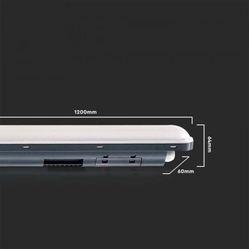 Réglette LED Étanche Interconnectable 120cm 36W 120lm/W - Silamp France