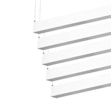 Réglette Suspendue LED Large 120cm 35W Blanc (Lot de 5)