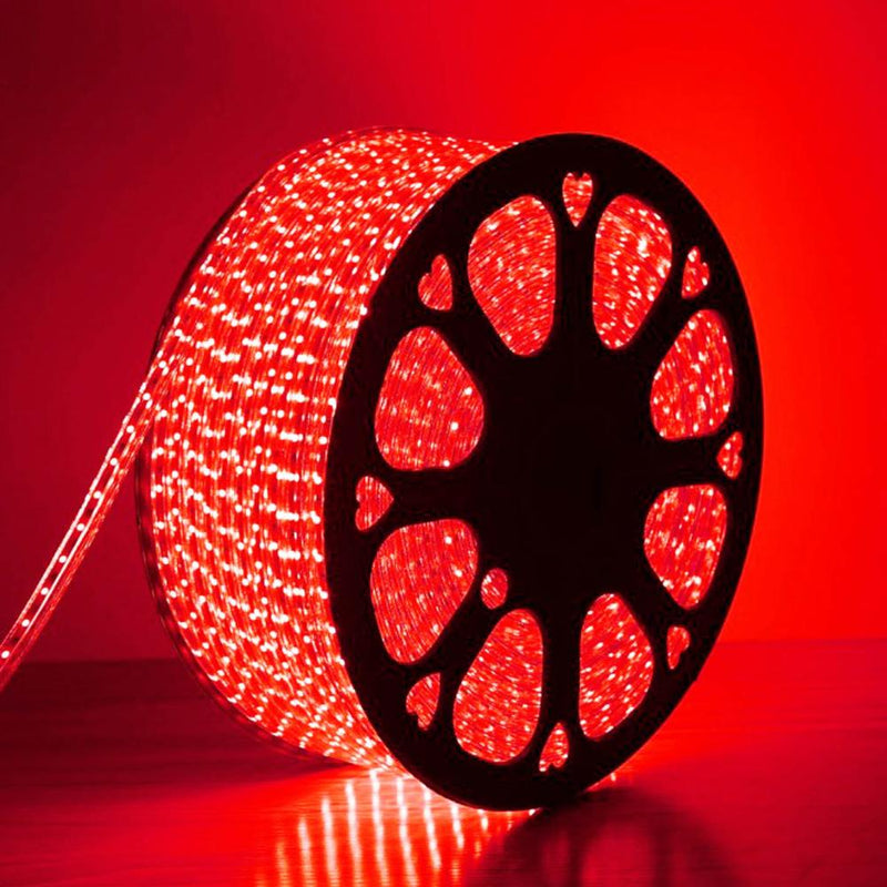 Bande LED puissante de 5m rouge étanche avec transfo 220V !