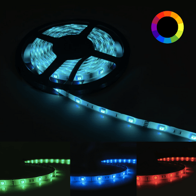 Ruban LED RGB 12V 5M 5050 IP44 30LED/m