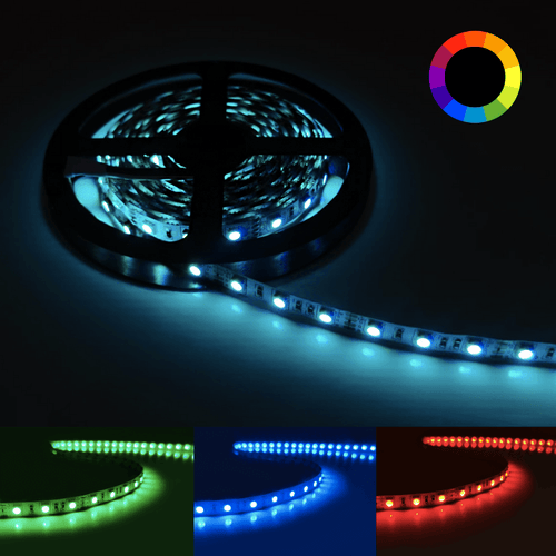 Ruban LED RGB 24V 5M 5050 IP20 60LED/m