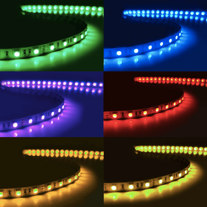 Ruban LED RGB 24V 5M 5050 IP20 60LED/m - Silamp France