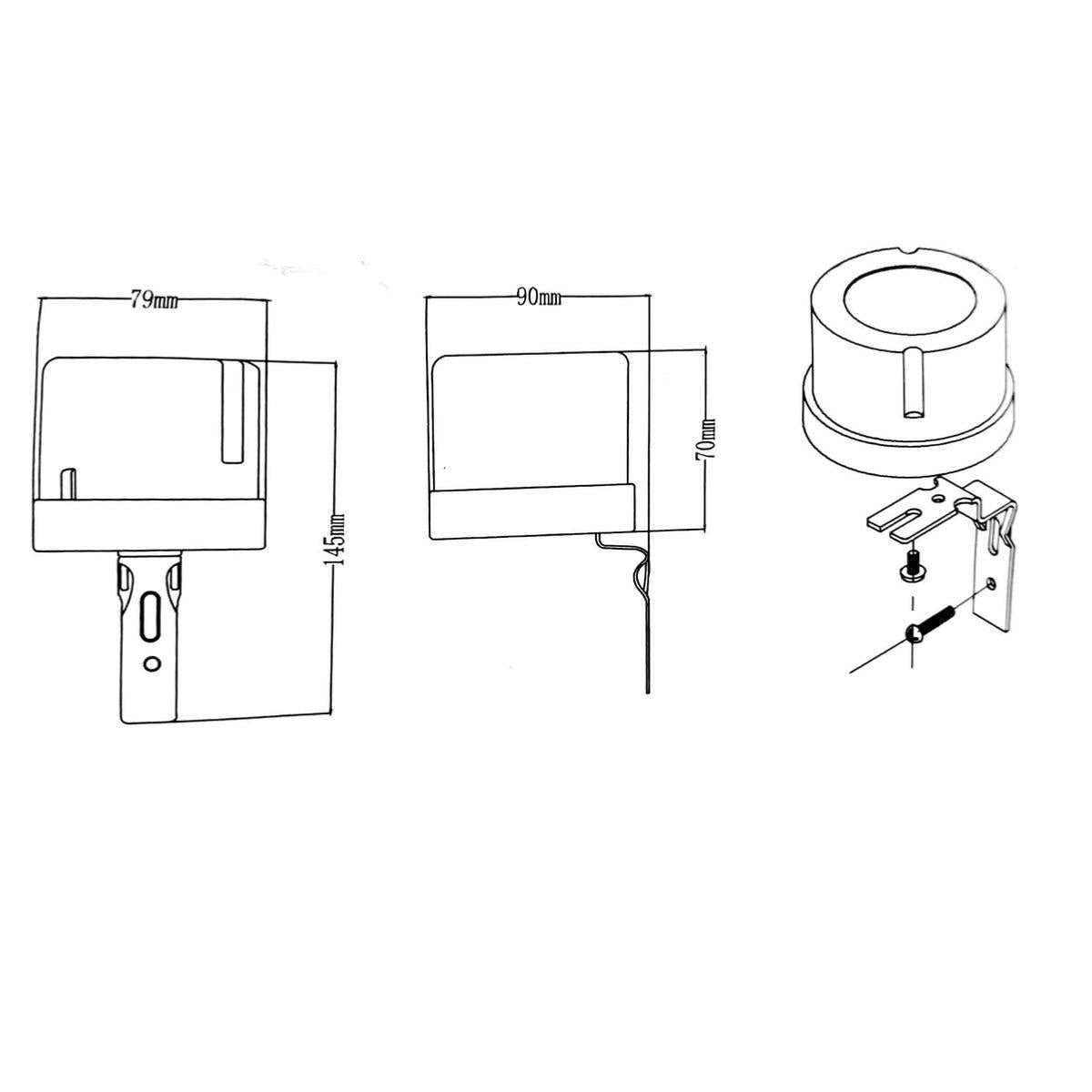 Capteur de luminosité 25A 220V