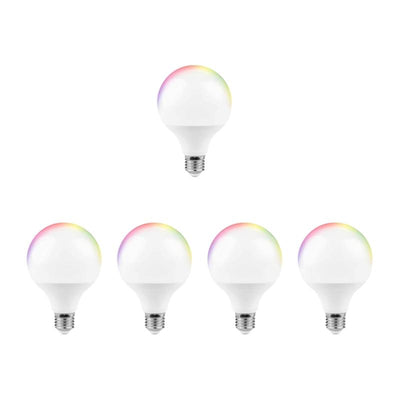 Ampoule LED Connectée WiFi E27 11W G95 RGBW (Lot de 5)