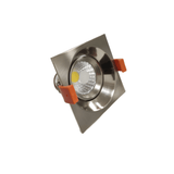 Spot Encastrable LED COB Carré Orientable 8W 60° ALU