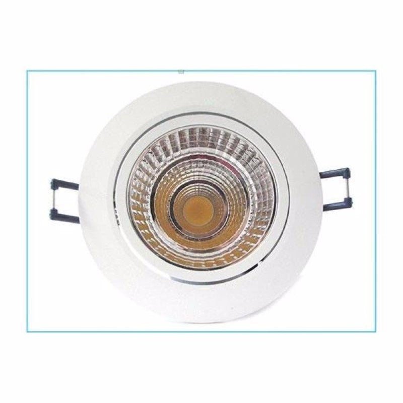 Spot Encastrable LED Rond COB 11W 80° Orientable - Silamp France