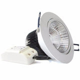 Spot Encastrable LED Rond COB 11W 80° Orientable