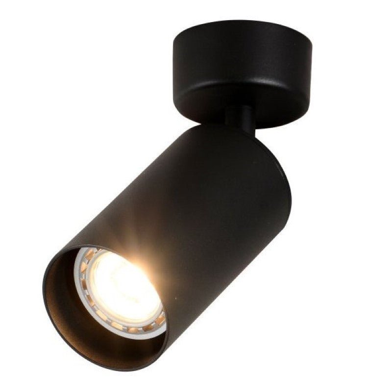 Spot LED en saillie Noir Orientable pour Ampoule GU10/MR16 - Silamp France