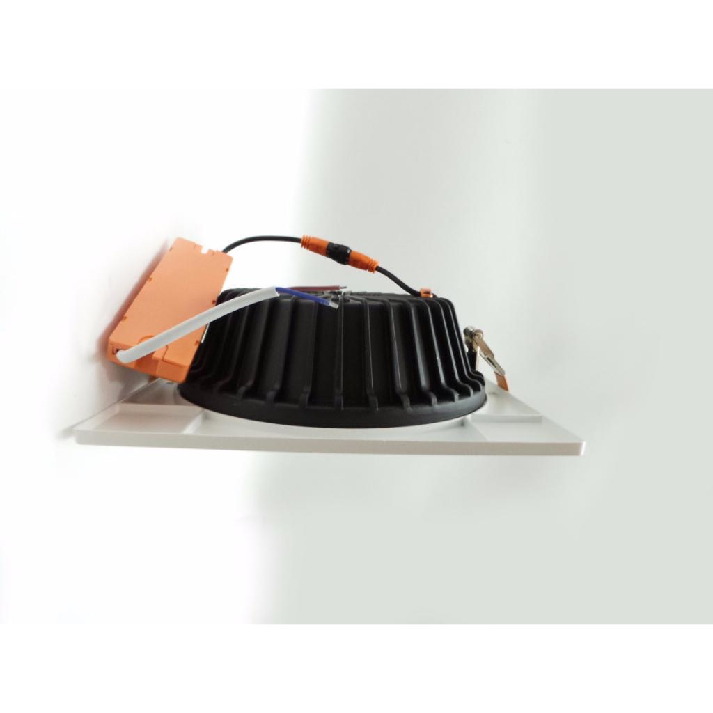 Spot LED Encastrable COB Carré 40W 235mm - Silamp France