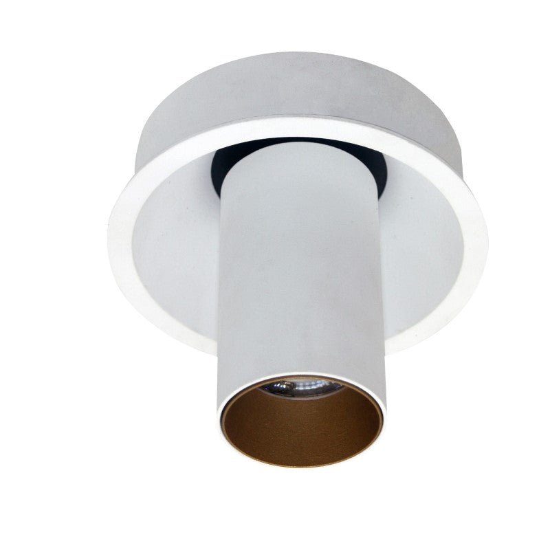 Spot LED Encastrable COB Dimmable 9W Blanc / Doré - Silamp France