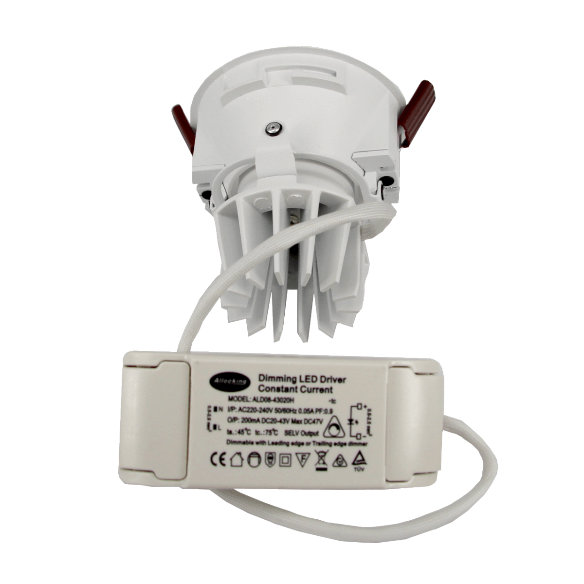 Spot LED Encastrable COB Orientable Dimmable Rond BLANC 9W 120° - Silamp France