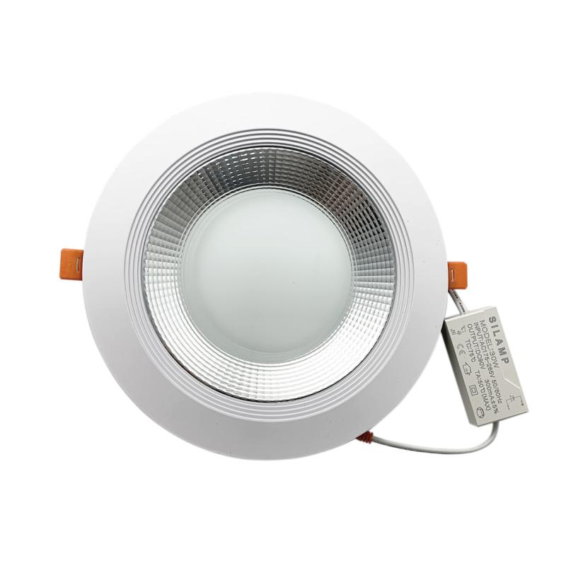 Spot LED Encastrable COB Rond 30W Ø225mm (Pack de 5) - Silamp France