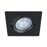 Spot LED Encastrable Orientable 5W Carré Noir SMD