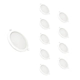 Spot LED Encastrable Rond BLANC 24W Ø225mm (Pack de 10)