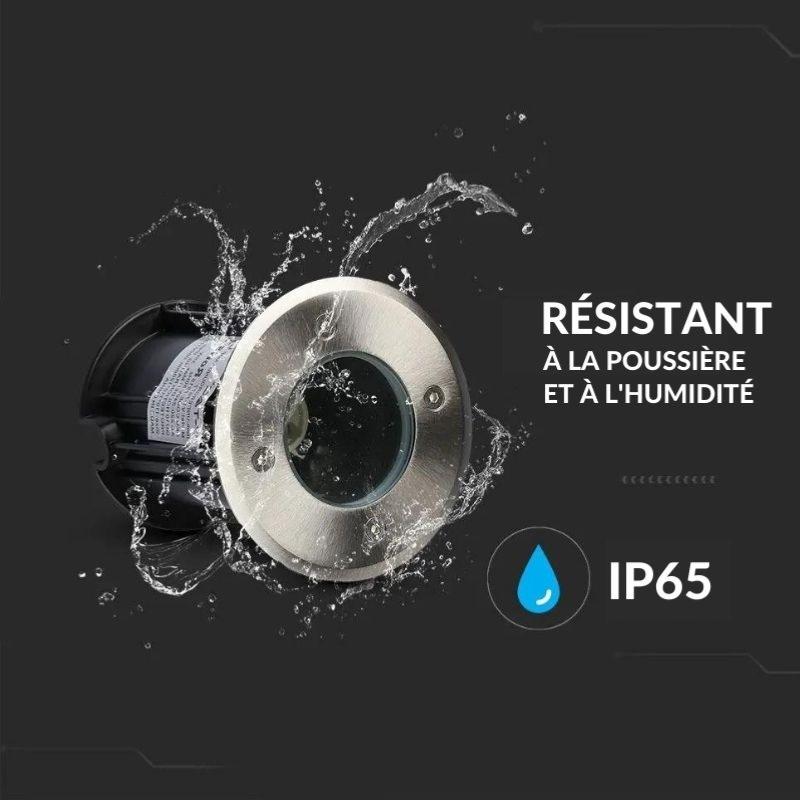 Spot LED Extérieur Encastrable IP65 pour Ampoule GU10 (Pack de 10) - Silamp France