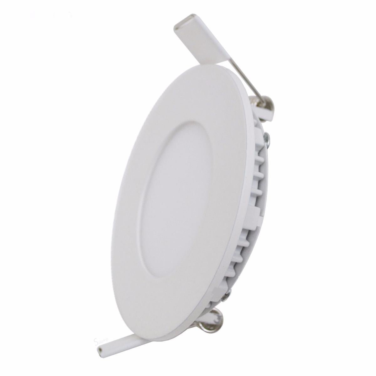 Spot LED Extra Plat Rond BLANC 12W (Pack de 5) - Silamp France