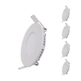 Spot LED Extra Plat Rond BLANC 12W (Pack de 5)