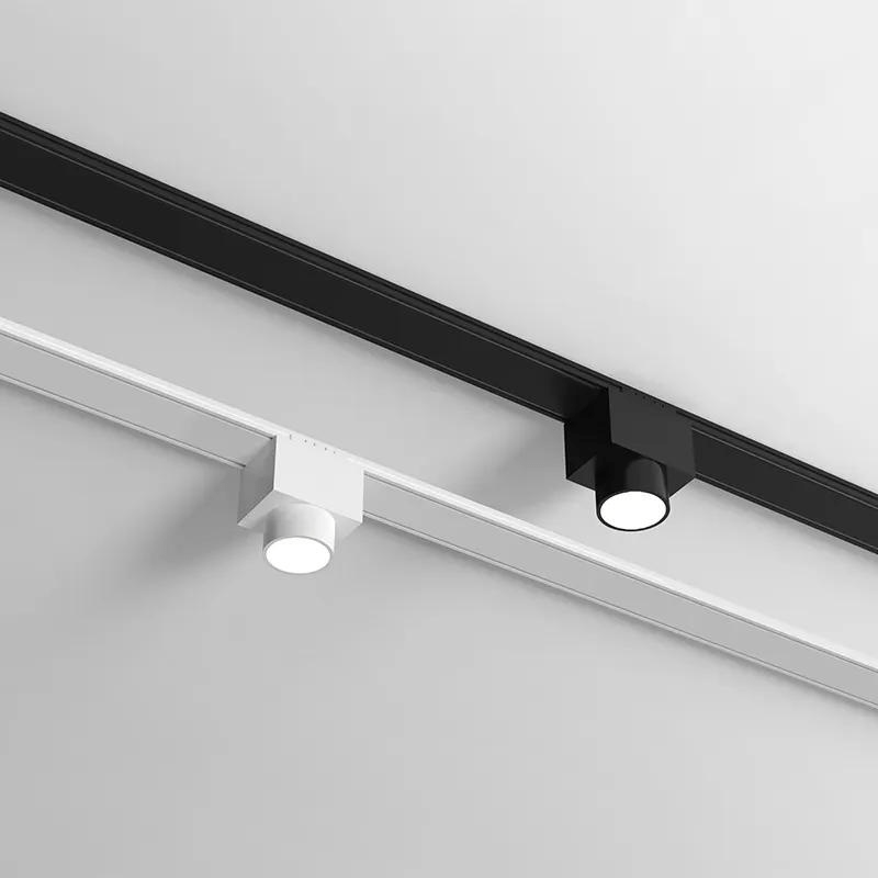 Spot LED Fixe 5W Noir pour Rail Magnétique Extra Plat MM30 - Silamp France