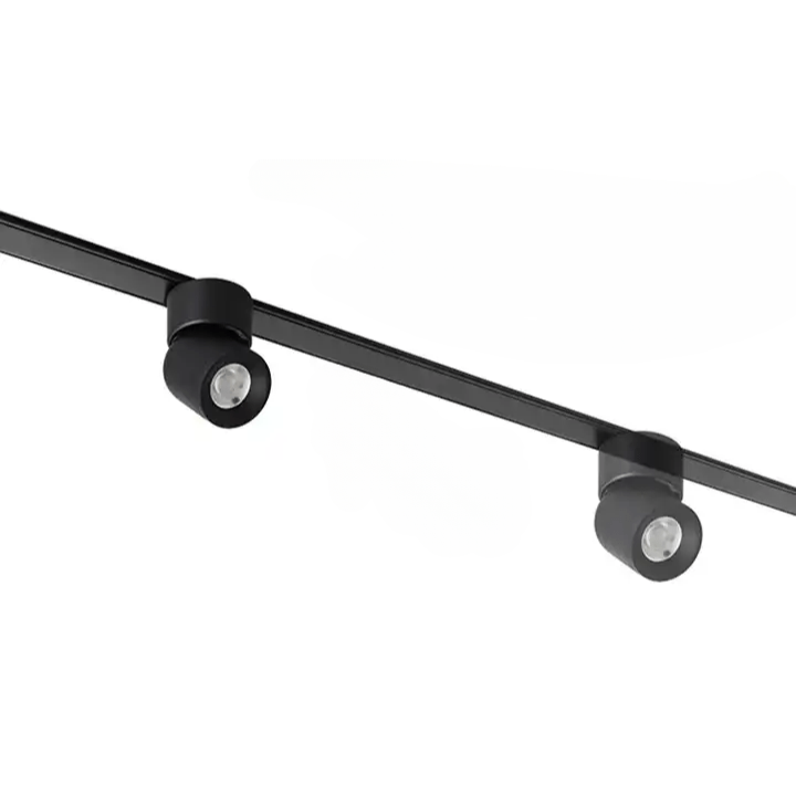 Spot LED Orientable 6W Noir pour Rail Magnétique Extra Plat MM30 - Silamp France