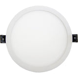 Spot LED Rond 8W Plat 120° Blanc