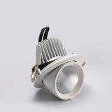 Spot LED Rond Encastrable Orientable COB Blanc 30W