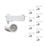 Spot LED sur Rail 15W Monophasé BLANC (Pack de 10)