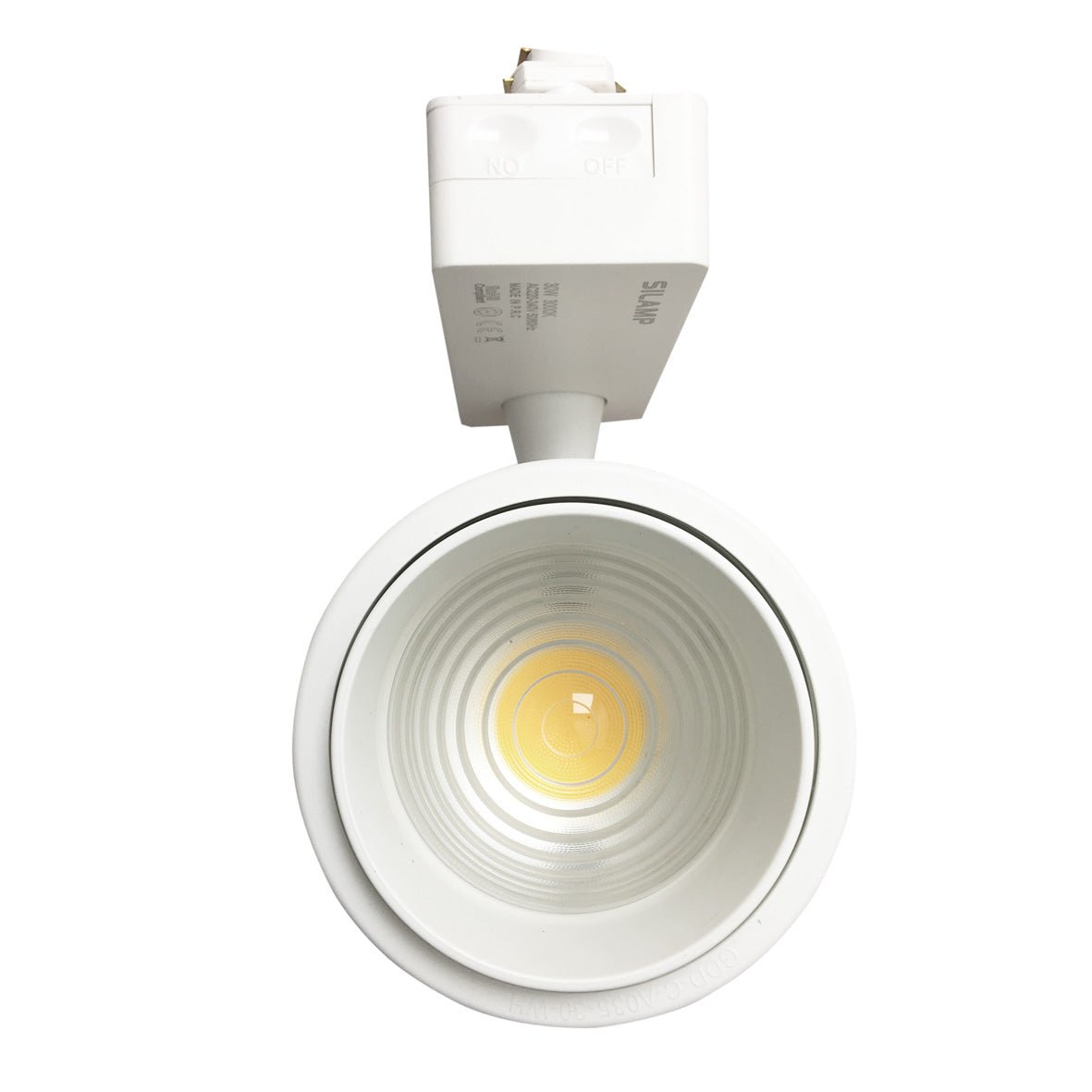 Spot LED sur Rail 30W Multi-angle COB Monophasé BLANC (Pack de 5) - Silamp France