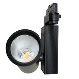 Spot LED sur Rail 35W 80° COB Triphasé NOIR