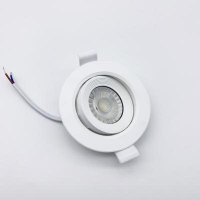 Spot LED encastrable 3D 24W ∅170mm rond Lumière blanche (6500k)