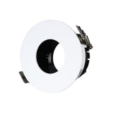 Support Spot Aluminium GU10 LED Rond Blanc Orientable ø83 mm