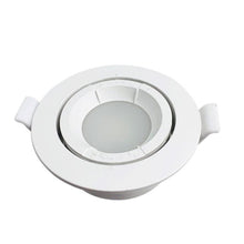 Support Spot Encastrable GU10 LED Orientable Rond BLANC