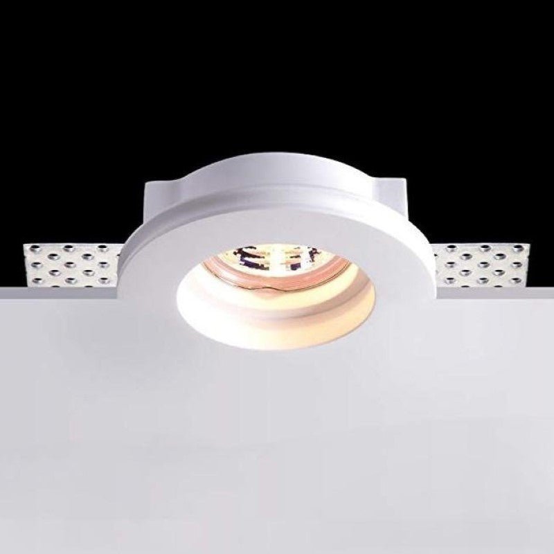 Support Spot GU10 LED Rond Blanc Ø100mm - Silamp France