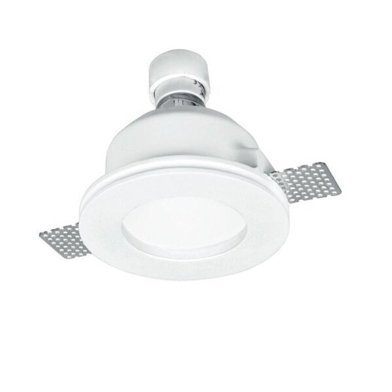 Support Spot GU10 LED Rond Ø120mm + vitre opaque - Silamp France