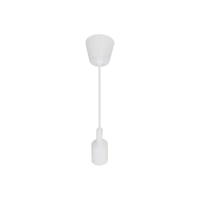 Suspension Ampoule E27 100cm Blanc Mat