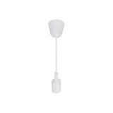 Suspension Ampoule E27 100cm Blanc Mat